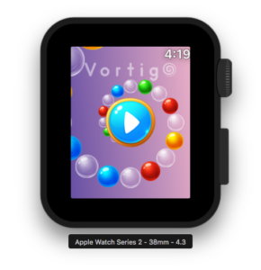 Vortigo - Bubble Shooting game on Apple Watch Series 2 38mm